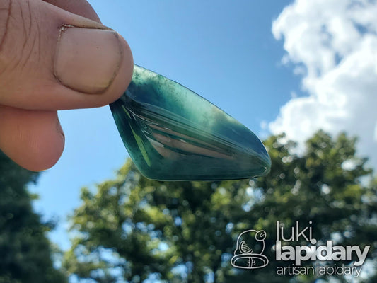 2-Tone Guatemalan Jadeite Freeform Pendant