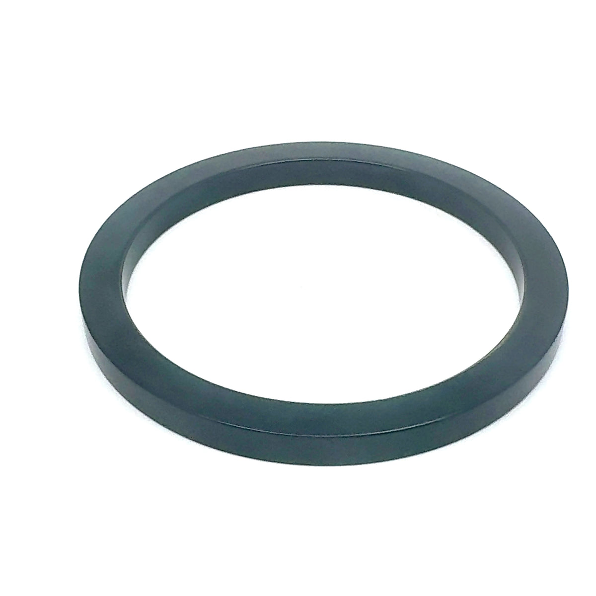 59 mm Princesa Blue Guatemalan Jadeite Square-Edge Bangle