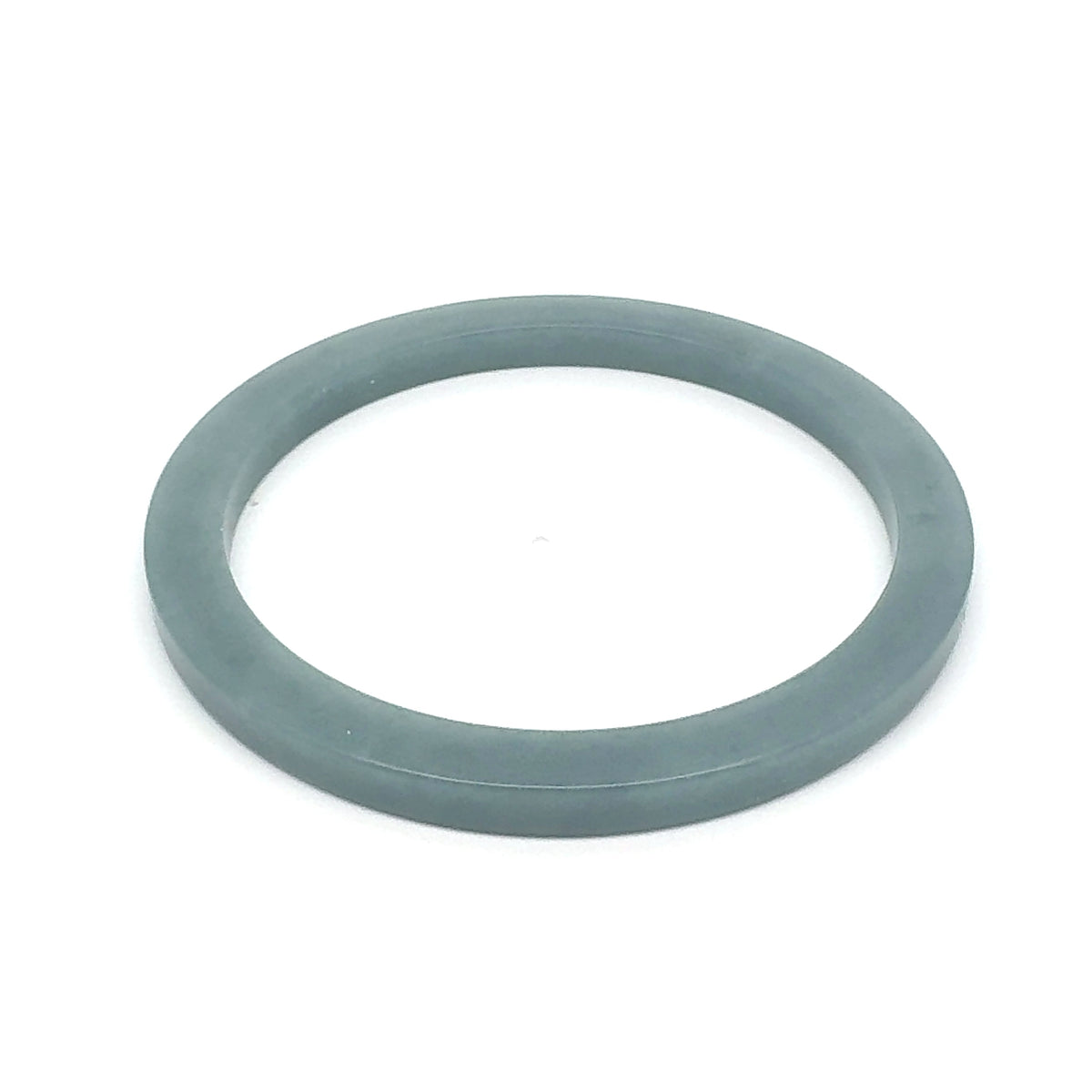 56.5 mm Celestial Blue Guatemalan Jadeite Square-Edge Bangle