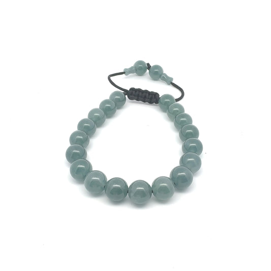 Princesa Blue Guatemalan Jadeite Bracelet | 10 mm
