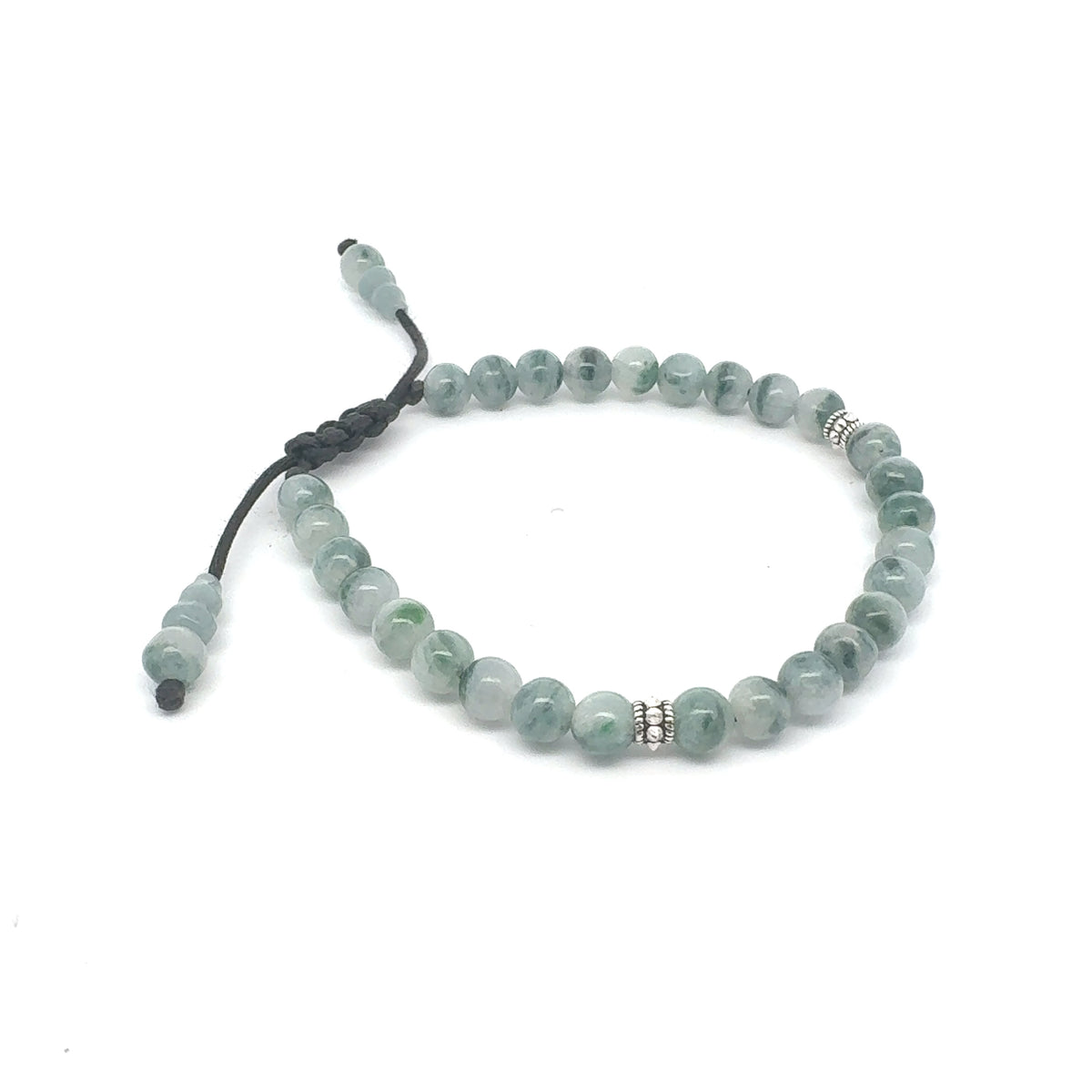Floating Garden Burmese Jadeite Bracelet | 6 mm
