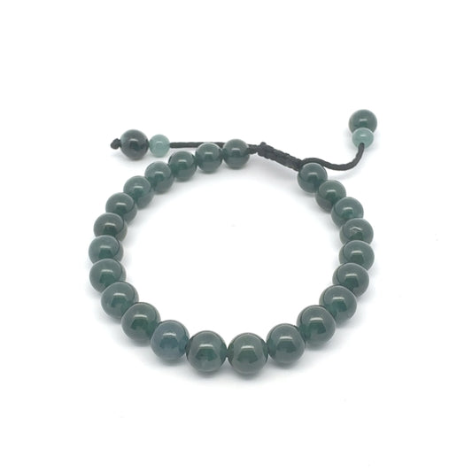 Princesa Blue-Green Guatemalan Jadeite Bracelet | 8 mm