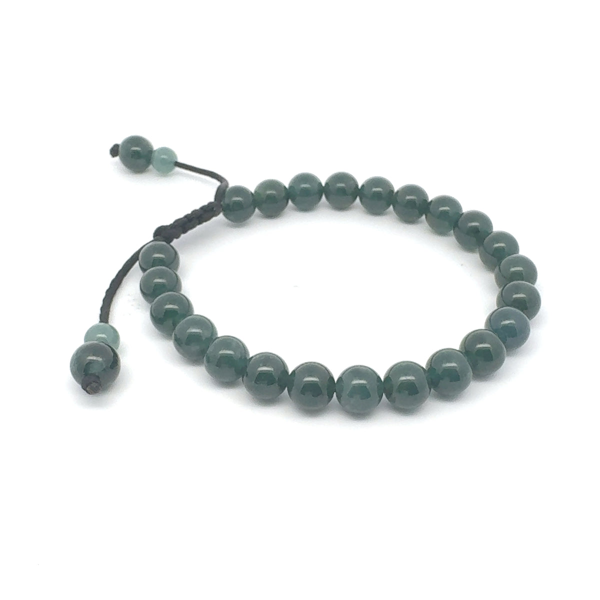 Princesa Blue-Green Guatemalan Jadeite Bracelet | 8 mm