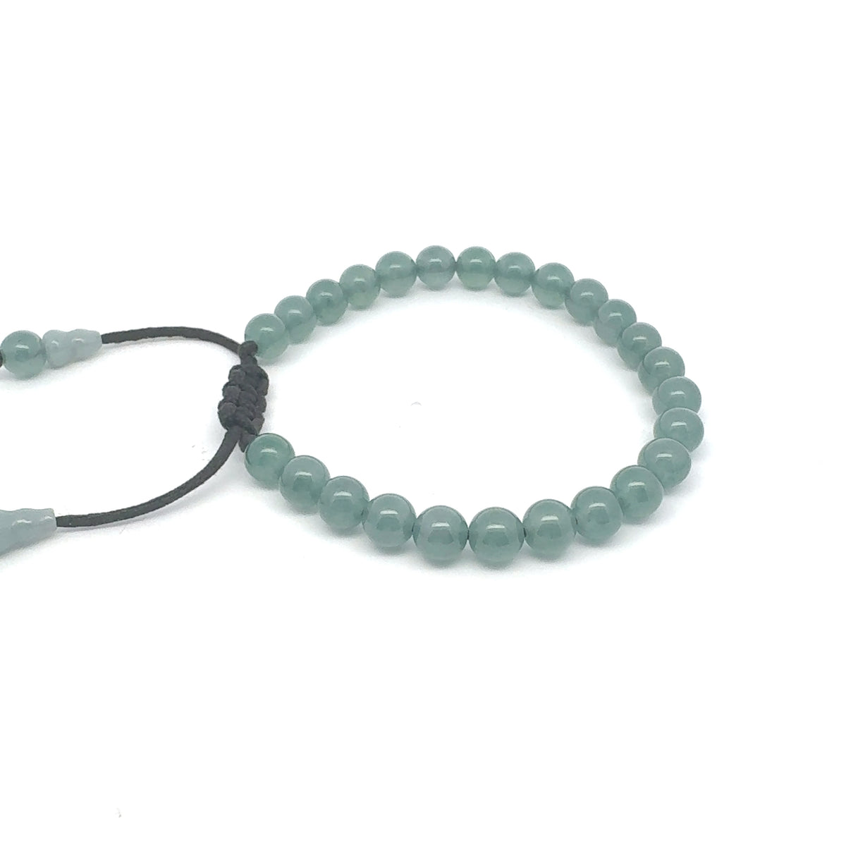 Icy Princesa Blue Guatemalan Jadeite Bracelet | 7 mm