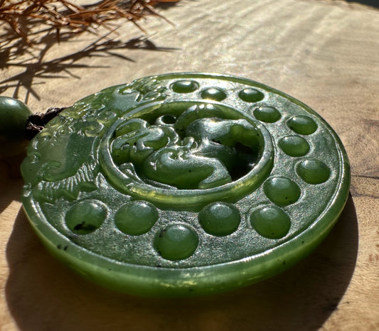 Jade Pixiu Pendant, 4240