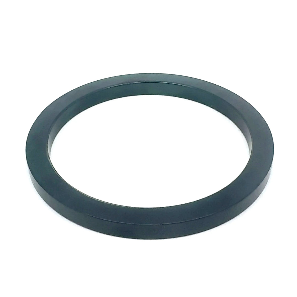 59 mm Princesa Blue Guatemalan Jadeite Square-Edge Bangle