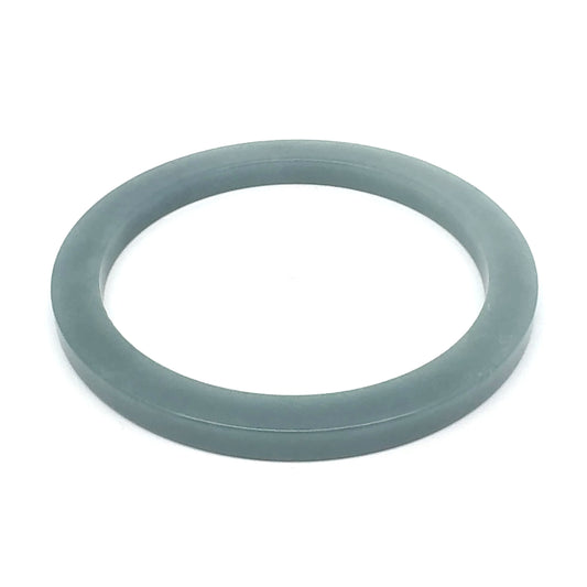 57.5 mm Celestial Blue Guatemalan Jadeite Square-Edge Bangle