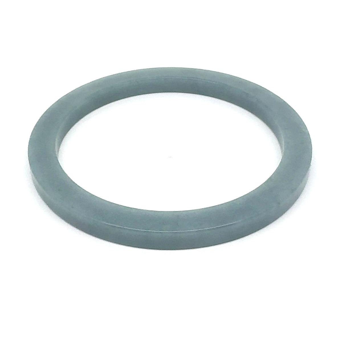 59.5 mm Celestial Blue Guatemalan Jadeite Square-Edge Bangle