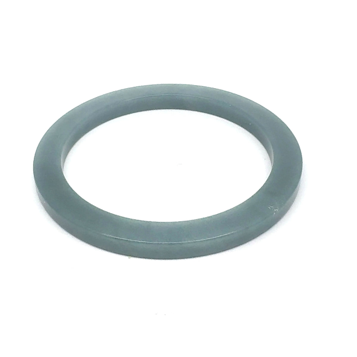54.5 mm Celestial Blue Guatemalan Jadeite Square-Edge Bangle