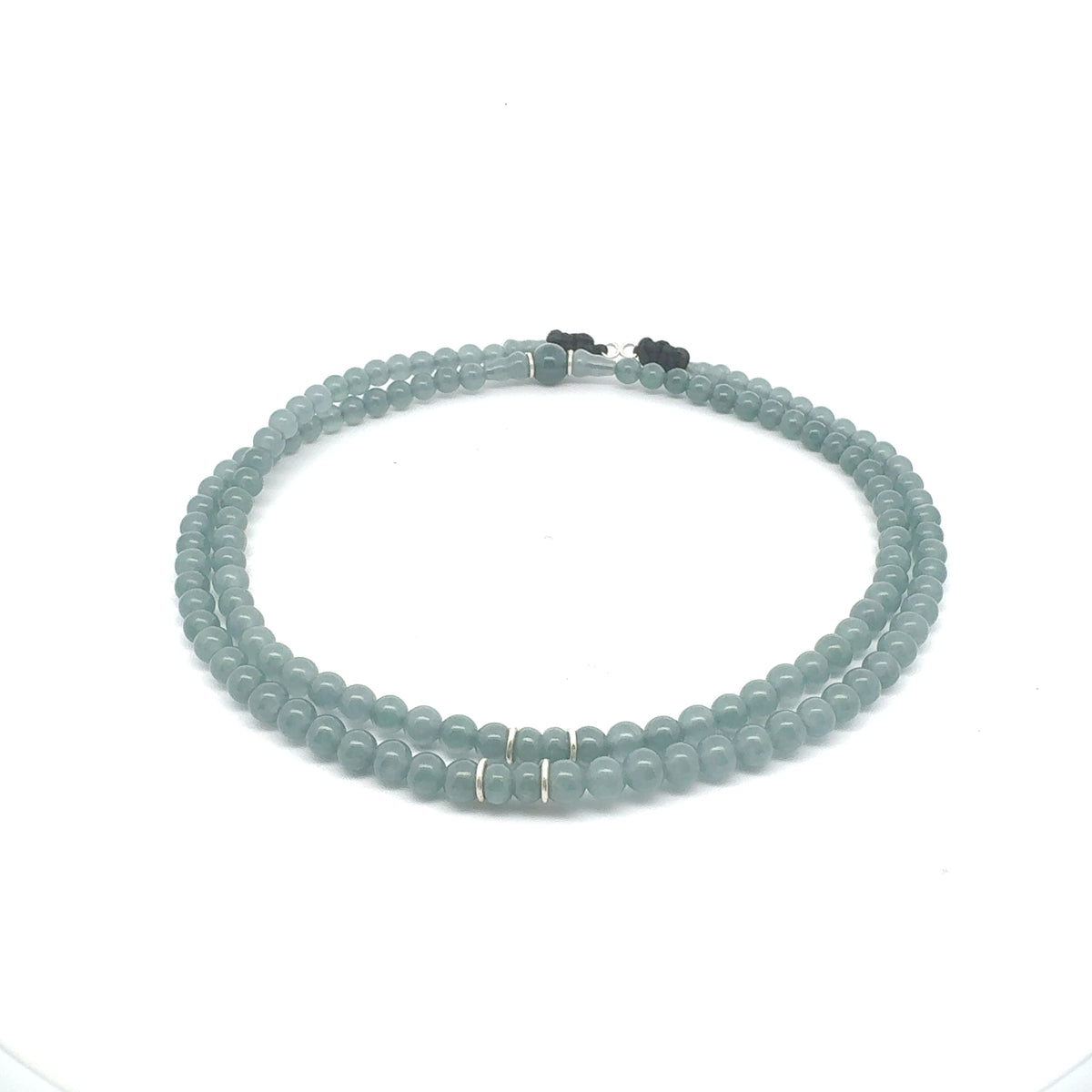 Icy Princesa Blue Jadeite Necklace | 5 mm, 26 in
