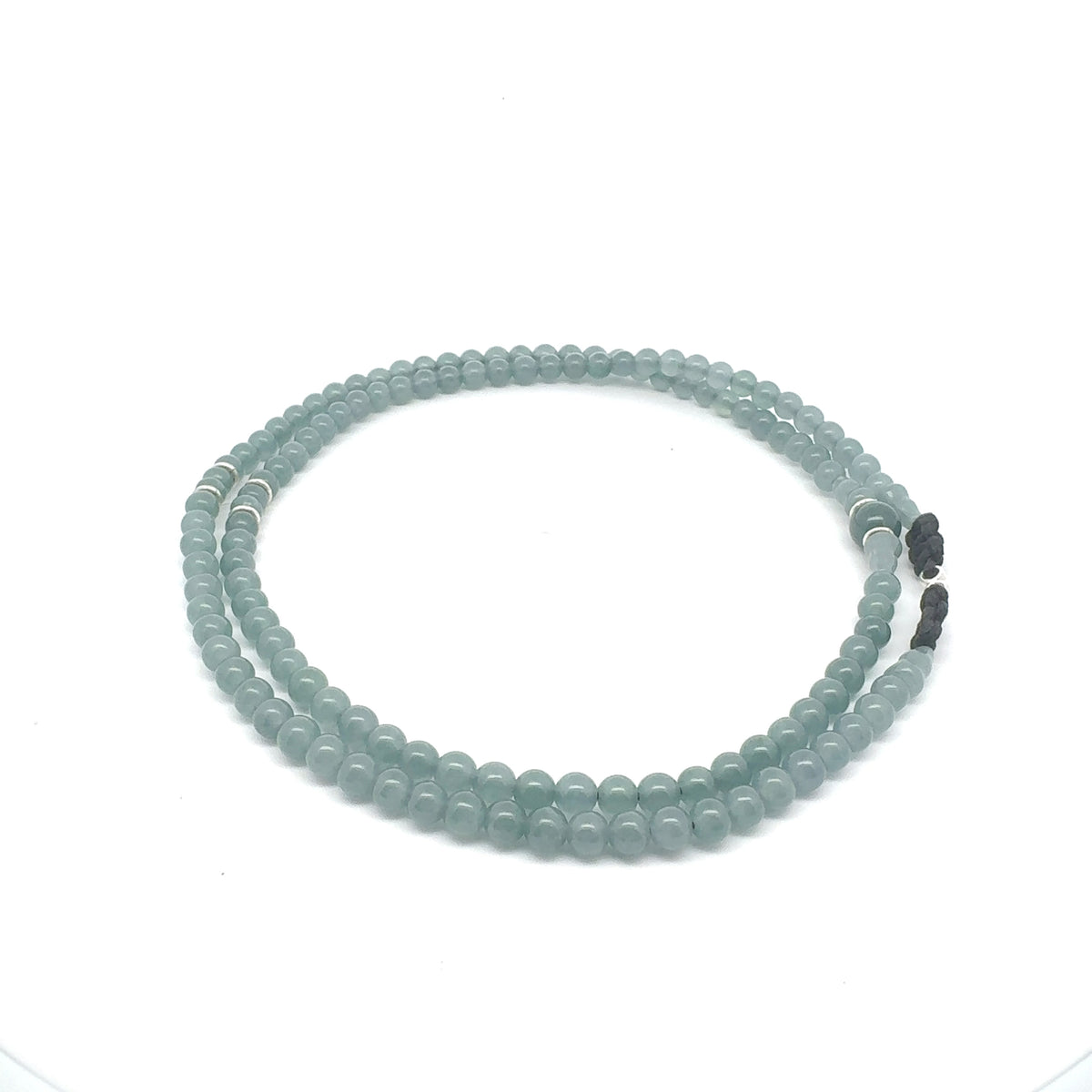 Icy Princesa Blue Jadeite Necklace | 5 mm, 26 in