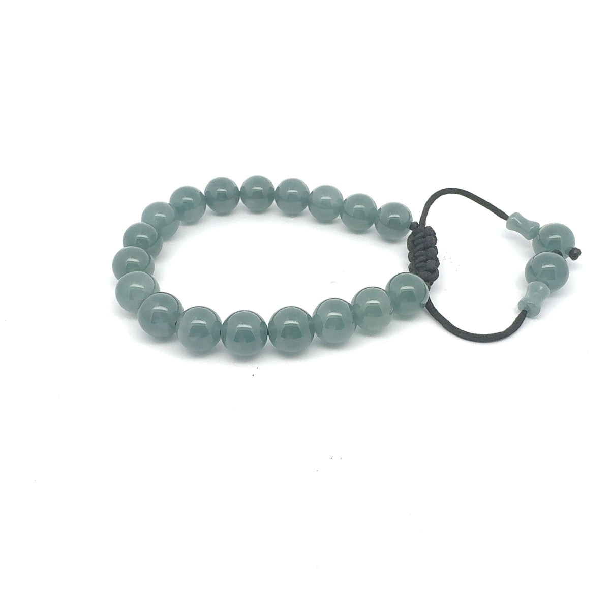 Princesa Blue Guatemalan Jadeite Bracelet | 10 mm