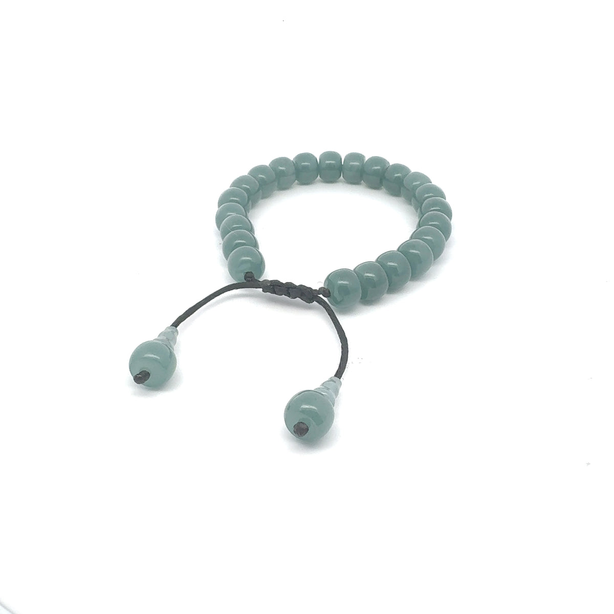 Princesa Blue Jadeite Barrel Bracelet | 10 mm