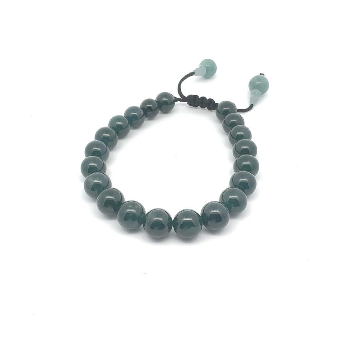 Princesa Blue-Green Guatemalan Jadeite Bracelet | 10 mm