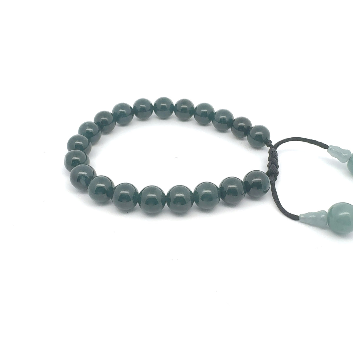 Princesa Blue-Green Guatemalan Jadeite Bracelet | 10 mm
