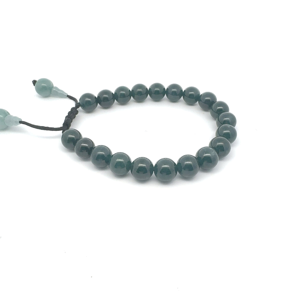 Princesa Blue-Green Guatemalan Jadeite Bracelet | 10 mm