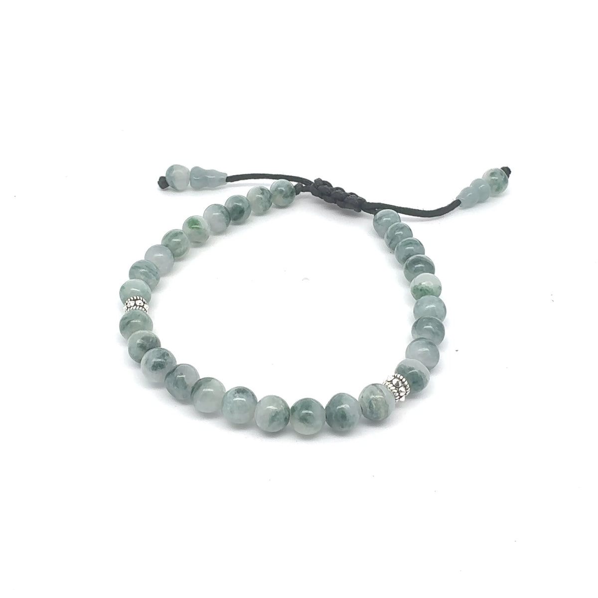 Floating Garden Burmese Jadeite Bracelet | 6 mm