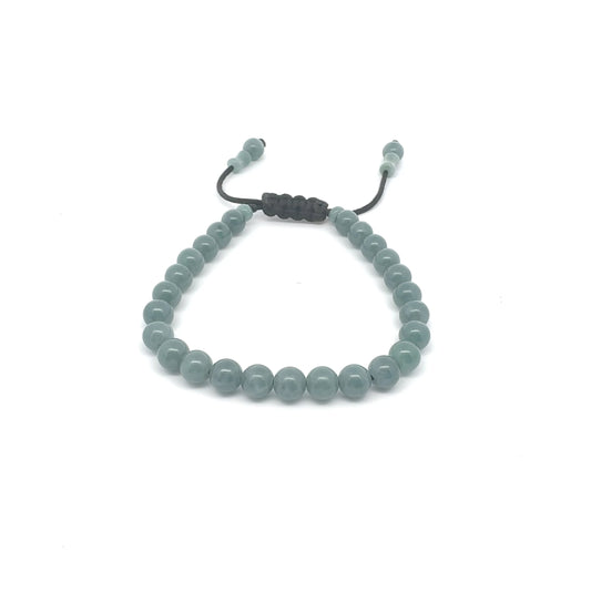 Princesa Blue Guatemalan Jadeite Bracelet | 7 mm