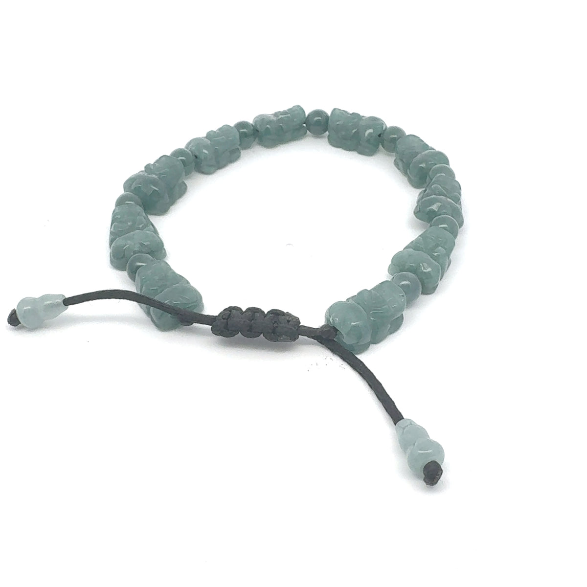 Princesa Blue Jadeite Pixiu Bracelet | 6 mm