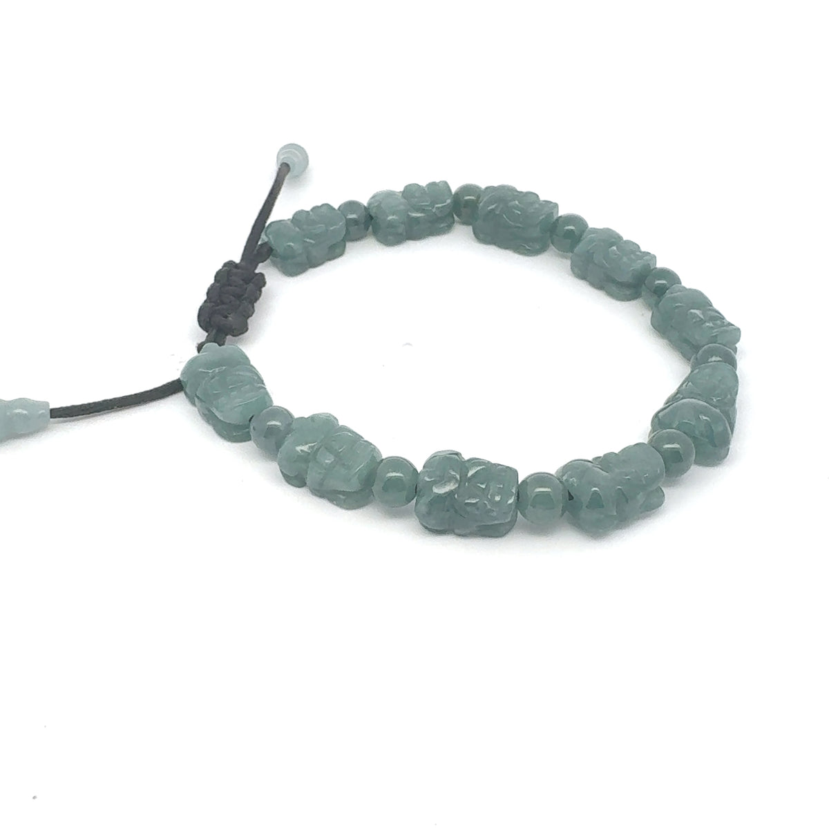 Princesa Blue Jadeite Pixiu Bracelet | 6 mm