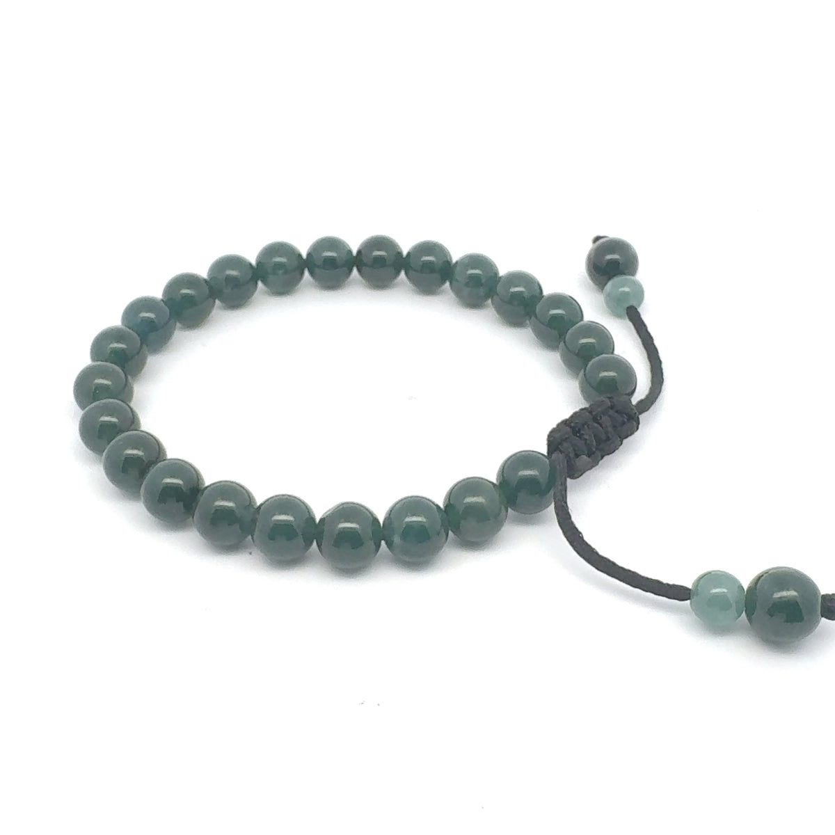 Princesa Blue-Green Guatemalan Jadeite Bracelet | 8 mm