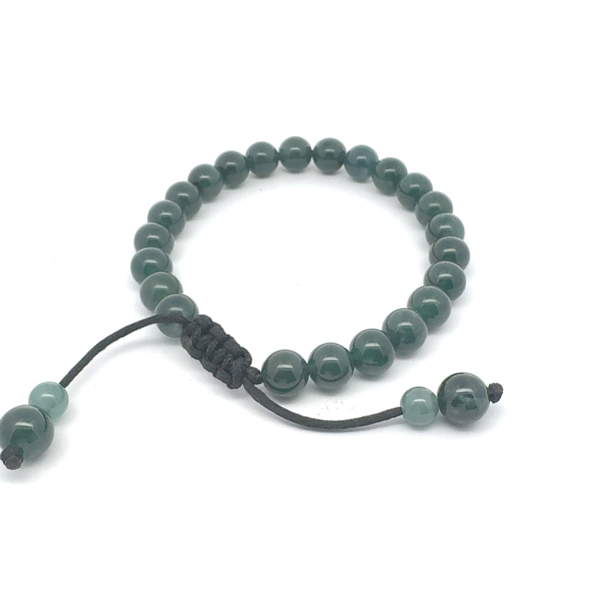 Princesa Blue-Green Guatemalan Jadeite Bracelet | 8 mm
