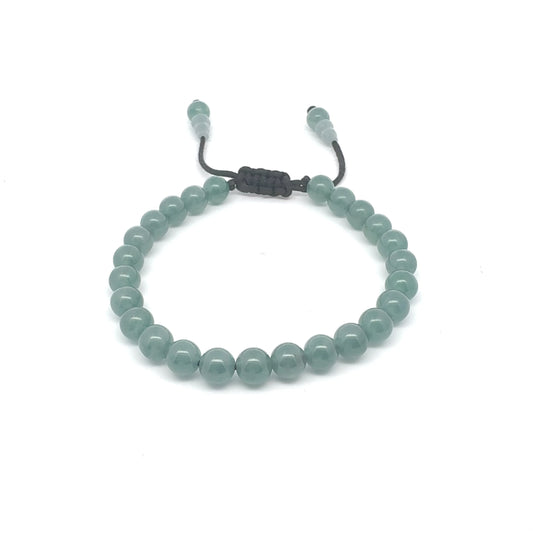 Icy Princesa Blue Guatemalan Jadeite Bracelet | 7 mm