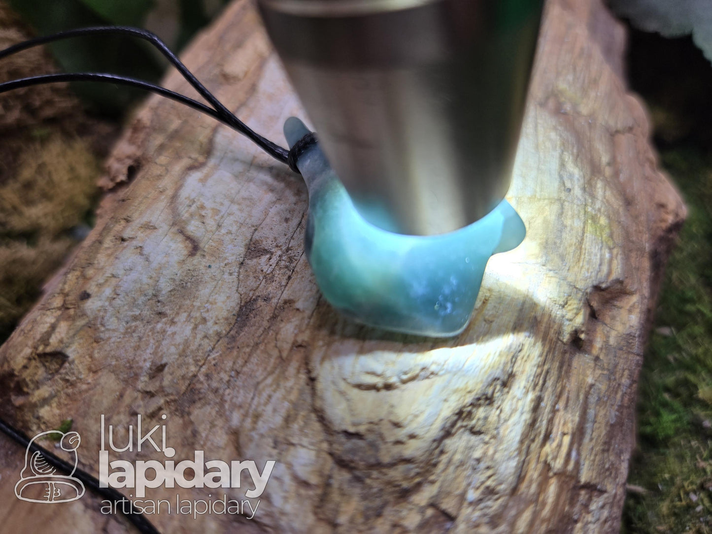 Princesa Jadeite Freeform Pendant — Dreamy Translucent Guatemalan Jade