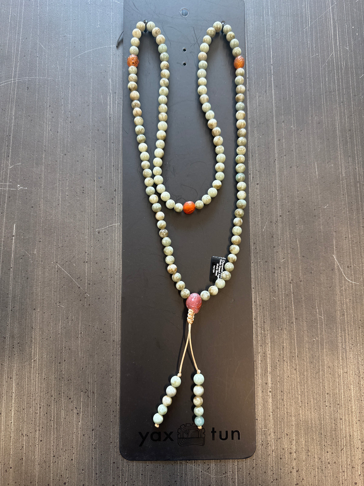 Mala Necklace — ChocoMint Jadeite Jade