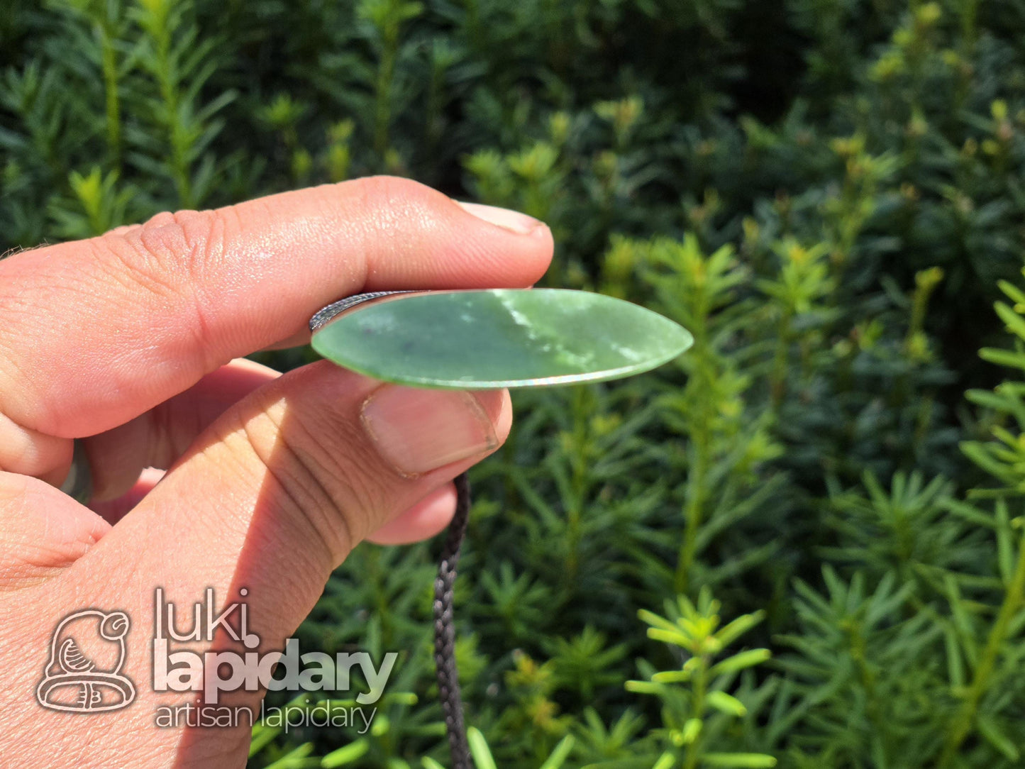 Pounamu Jade Toki Pendant — New Zealand Greenstone, Large