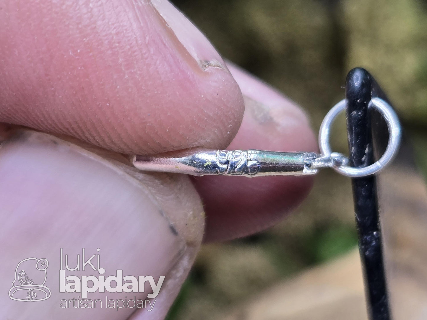 Galaxy Jadeite Earrings — Rare Black Jadeite with Pyrite Inclusions
