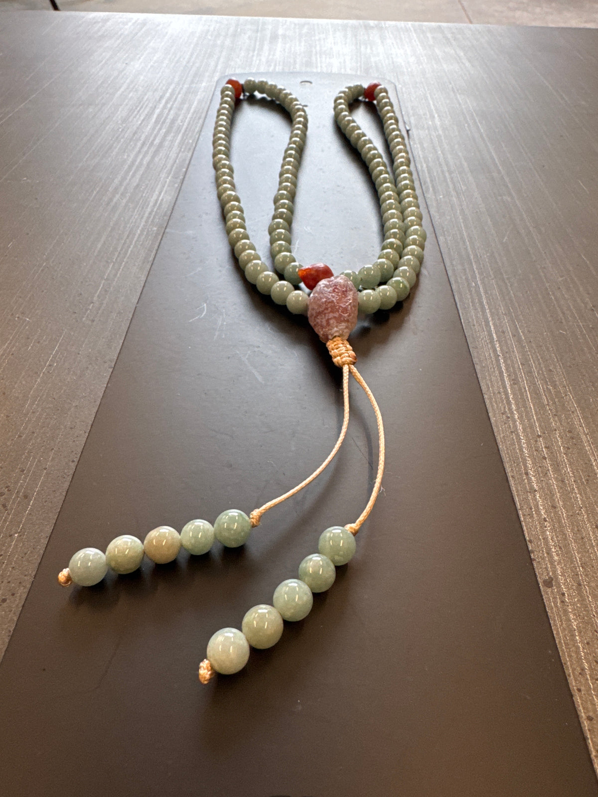 Mala Necklace — Manzano Jadeite Jade