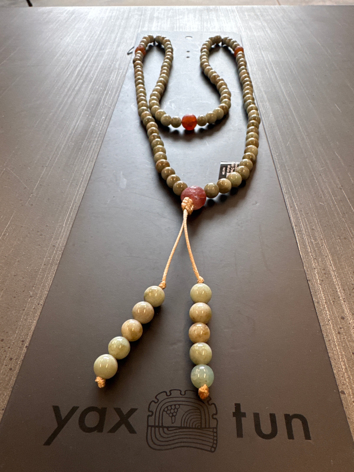 Mala Necklace — ChocoMint Jadeite Jade