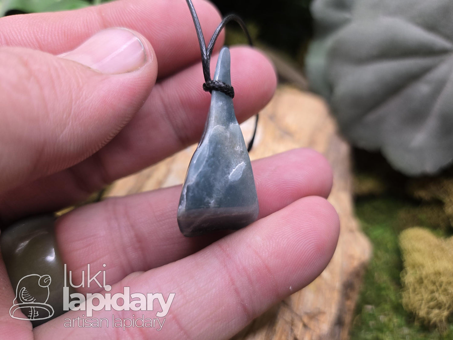 Princesa Jadeite Freeform Pendant — Dreamy Translucent Guatemalan Jade