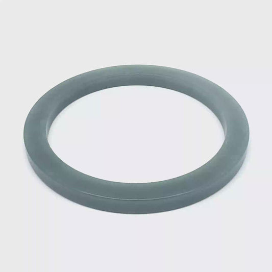 57.5 mm Celestial Blue Guatemalan Jadeite Square-Edge Bangle