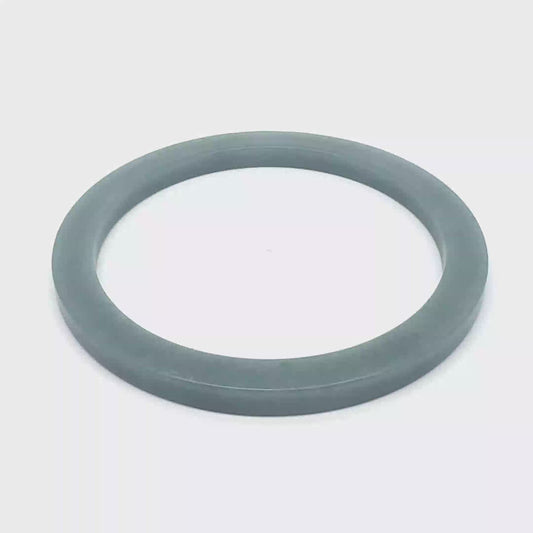 60 mm Celestial Blue Guatemalan Jadeite Solid Square-Edge Bangle