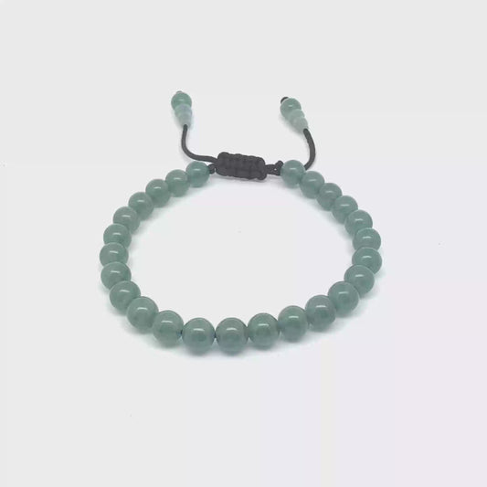 Icy Princesa Blue Guatemalan Jadeite Bracelet | 7 mm