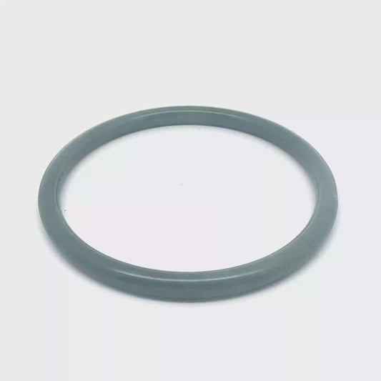 61 mm Celestial Blue Guatemalan Jadeite Thin Full-Round Hololith Bangle