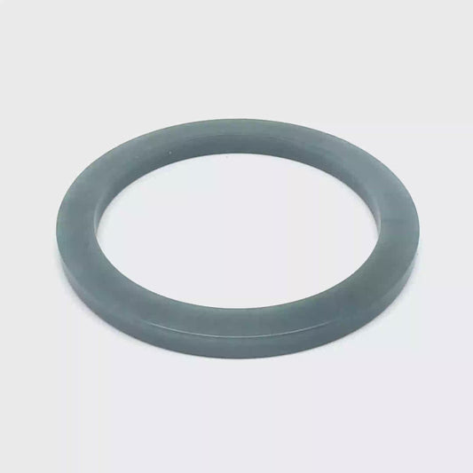 54.5 mm Celestial Blue Guatemalan Jadeite Square-Edge Bangle