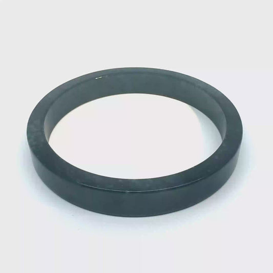 70.5 mm Princesa Blue Guatemalan Jadeite Square-Edge Bangle