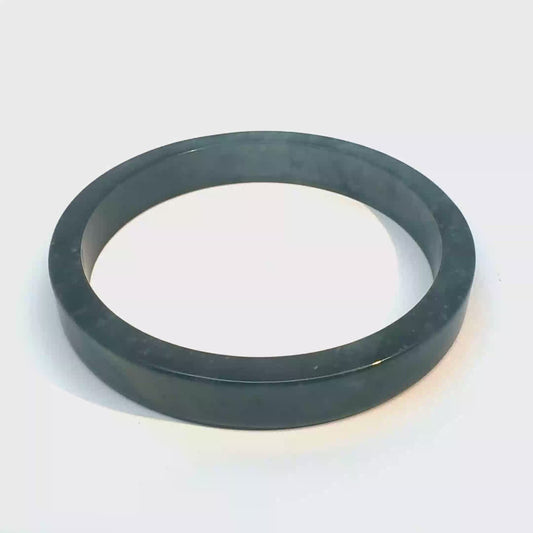 71 mm Princesa Blue Guatemalan Jadeite Square-Edge Bangle